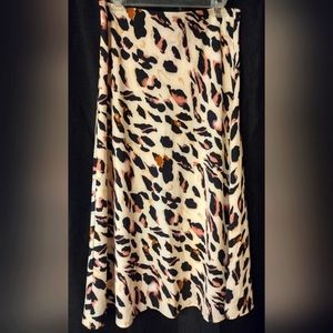 174. Beautiful animal print maxi skirt